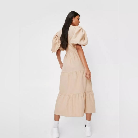 NWT Nasty Gal Wrap Dress - Picture 4 of 7